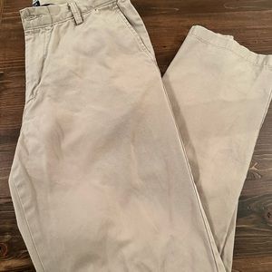 Ralph Lauren Straight Fit Flat Front Chinos
